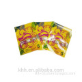 Colorful printing aluminium foil 3 side seal curious toy packaging bag